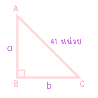สามเหลี่ยมมุมฉาก ABC